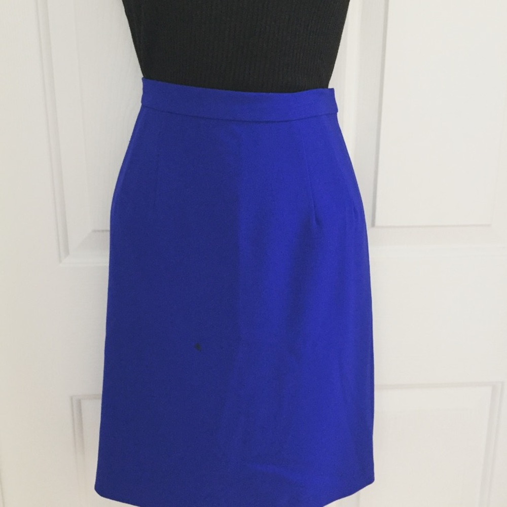 Blue Midi Skirt